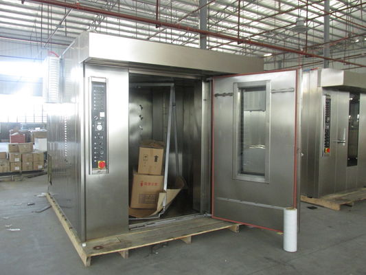 32 Trays Diesel Rotary Oven With Two Free Charge Trolley